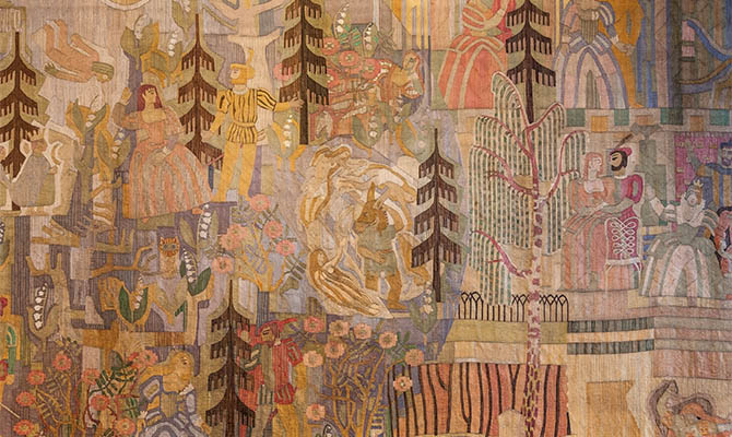 Gobelang av Barbro Nilsson,