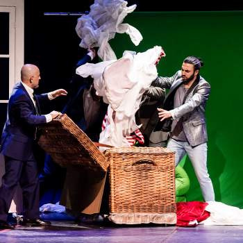 Scen från Falstaff  Malmö Opera