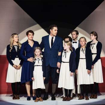 Sound of Music familjen von trapp i spotlights
