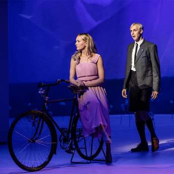 Sound of Music ett par vid en cykel