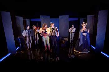 Maffio Orsini - Maria Forsström, Gennaro - Tobias Westman, Lucrezia Borgia - Hege Gustava Tjønn. Musiker Accordeonist och kapellmästare - Ida Løvli Hidle, Violin - Irina Binder, Klarinett - Blagoj Lamnjov. Lucrezia Borgia
