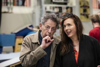 Philip Glass och Tilde Björfors